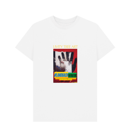 White Printed T-shirt Front