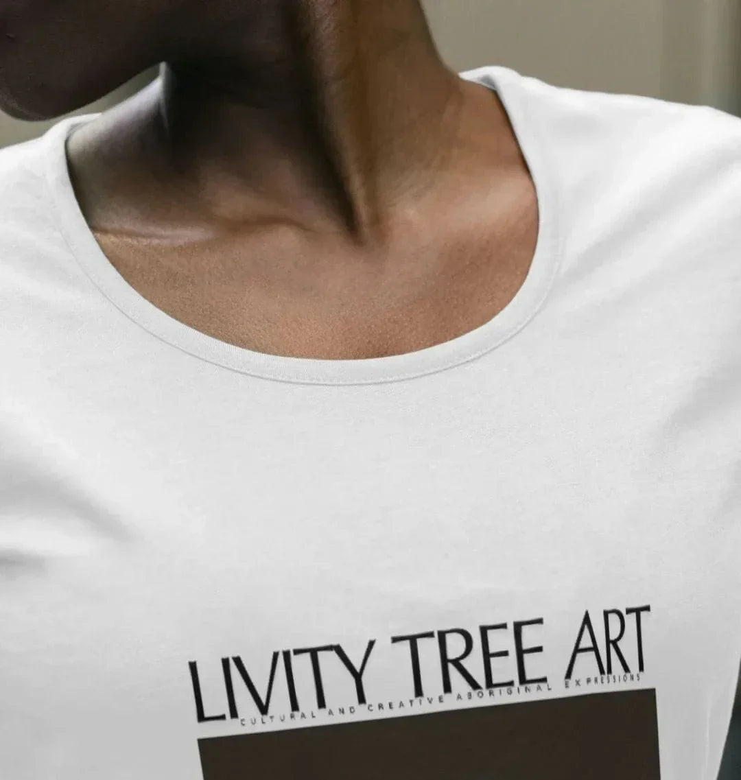 The Spiral Goddess Premium Certified Cotton Long Sleeve Tee - Livity Tree Art