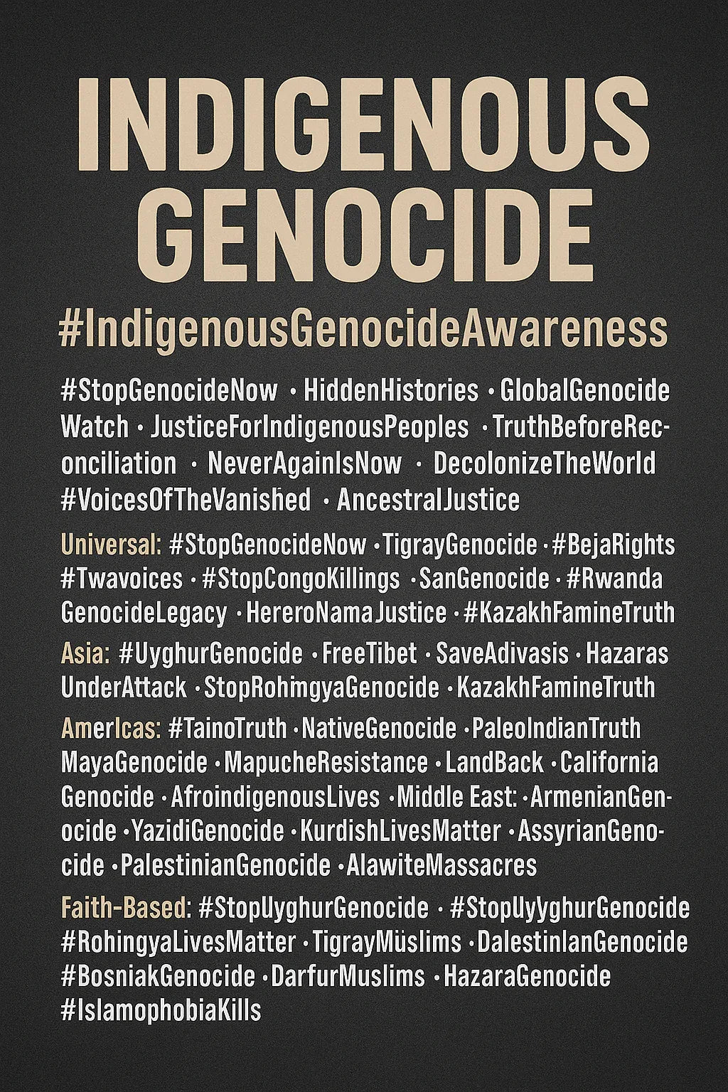 Erased Nations: A Global History of Indigenous Genocide - Livity Tree Art