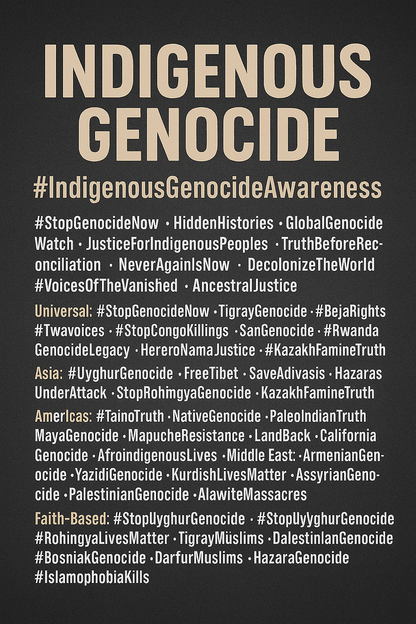 Erased Nations: A Global History of Indigenous Genocide - Tree of Life Art