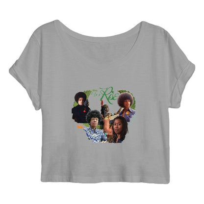 May We Rise MAAT Women's Organic Crop Top | Tree of LIfe Art - Tree of Life Art