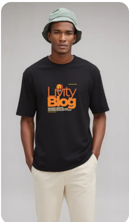 Livity Men's Oversized T-shirt - Organic Recycled Cotton | XS-4XL | Tree of Life Art - Tree of Life Art