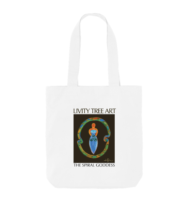 Spiral Goddess Colour Tote Bag