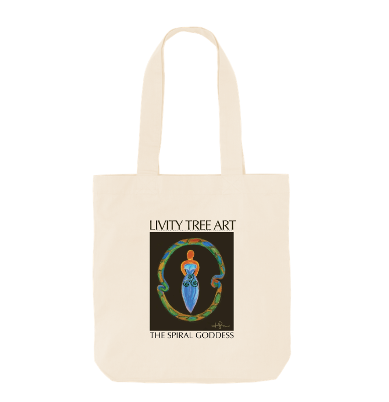 Spiral Goddess Colour Tote Bag
