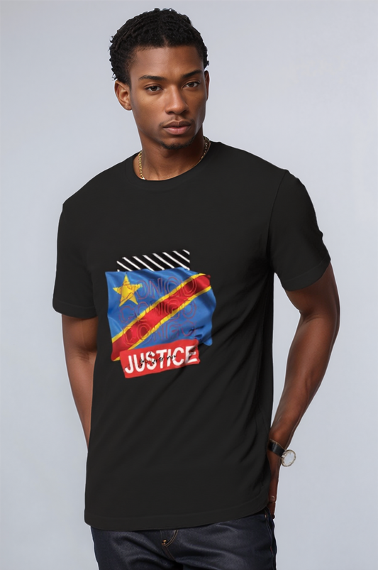 Ceasefire in the DRCongo Premium Unisex Heavyweight Tshirt, 100% Organic Cotton - Tree of Life Art