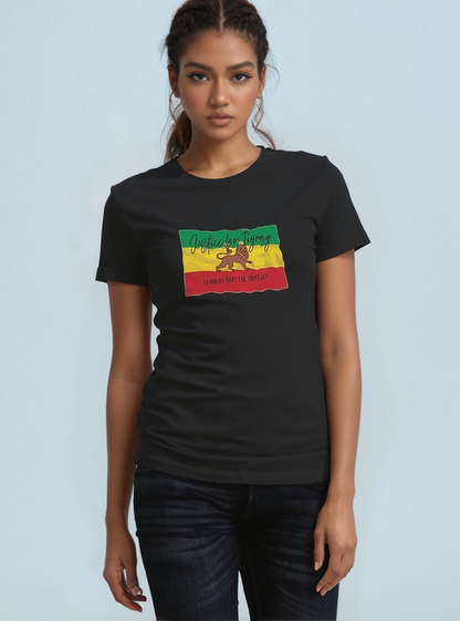 Justice for Tigray Unisex T-shirt - 100% Organic Cotton | Tree of Life Art - Tree of Life Art