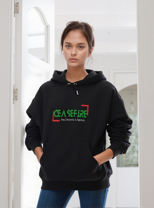 Ceasefire Palestine Unisex Premium Hoodie, Heavyweight Medium Fit | Tree of Life Art - Tree of Life Art