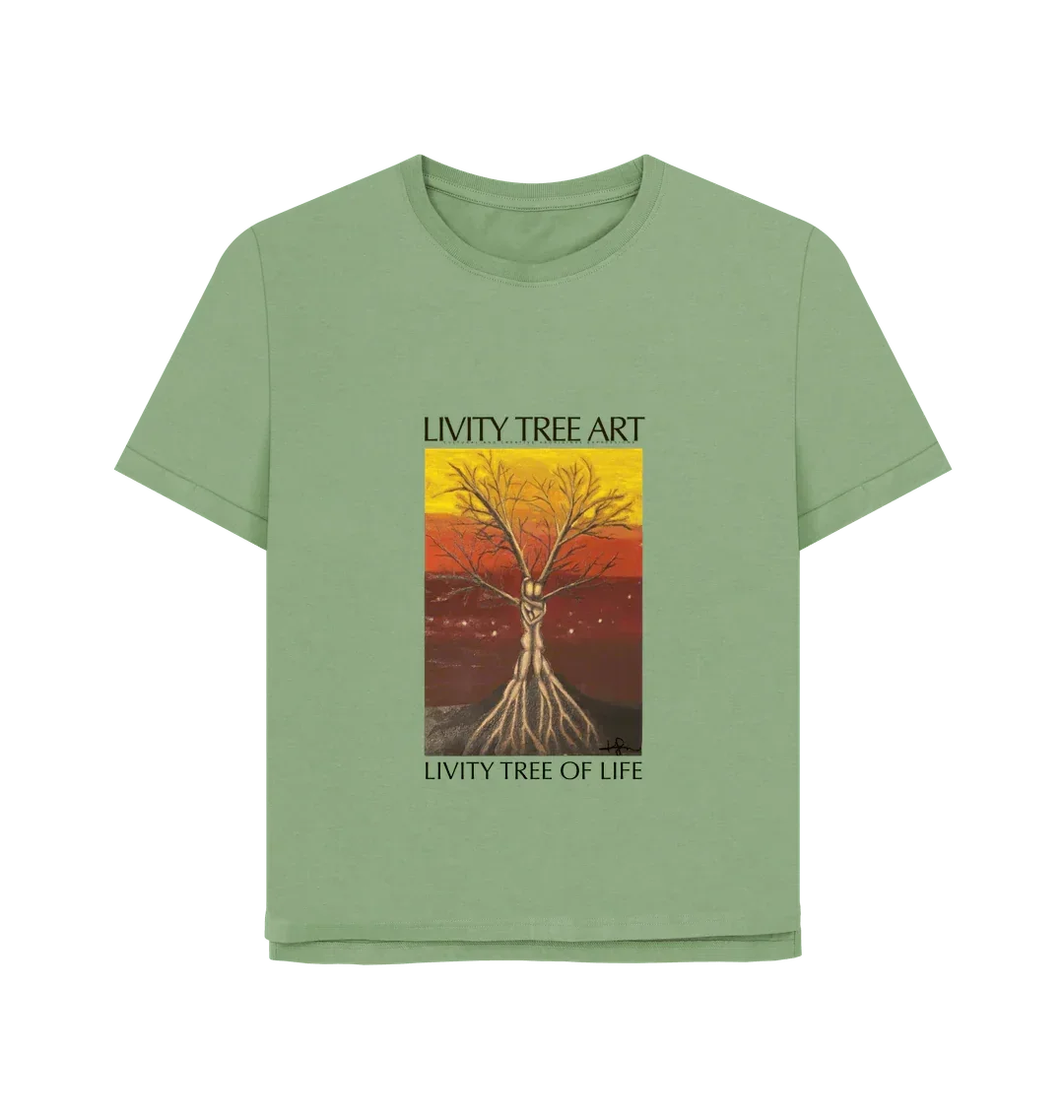 Livity Tree of Life Woman's Tee - Livity Tree Art
