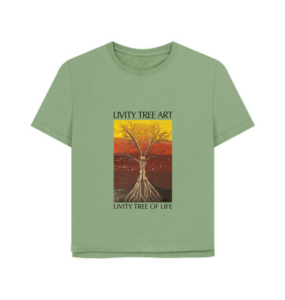 Sage Printed T-shirt Front