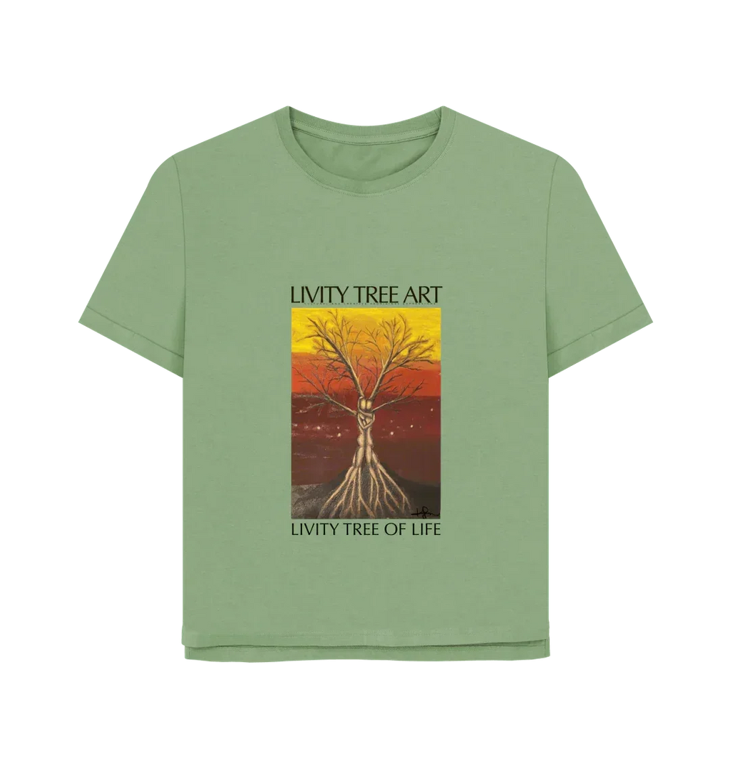Livity Tree of Life Woman's Tee - Livity Tree Art