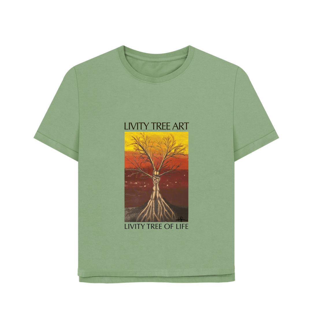 Sage Printed T-shirt Front