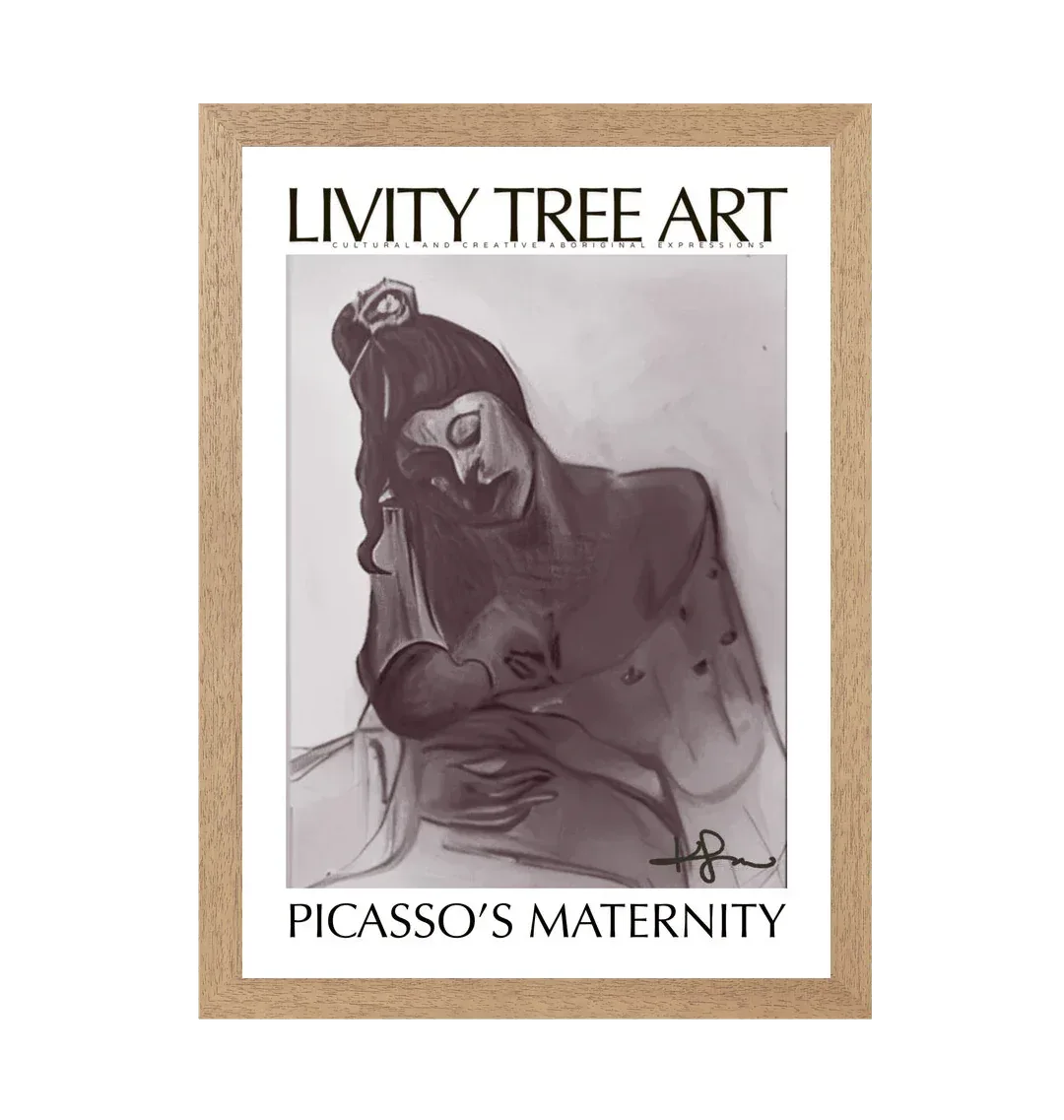 Picasso's Maternity Portrait Art Print (Frame Optional) - Livity Tree Art