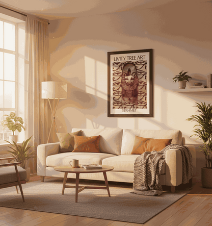 Sekhmet Goddess Portrait Art