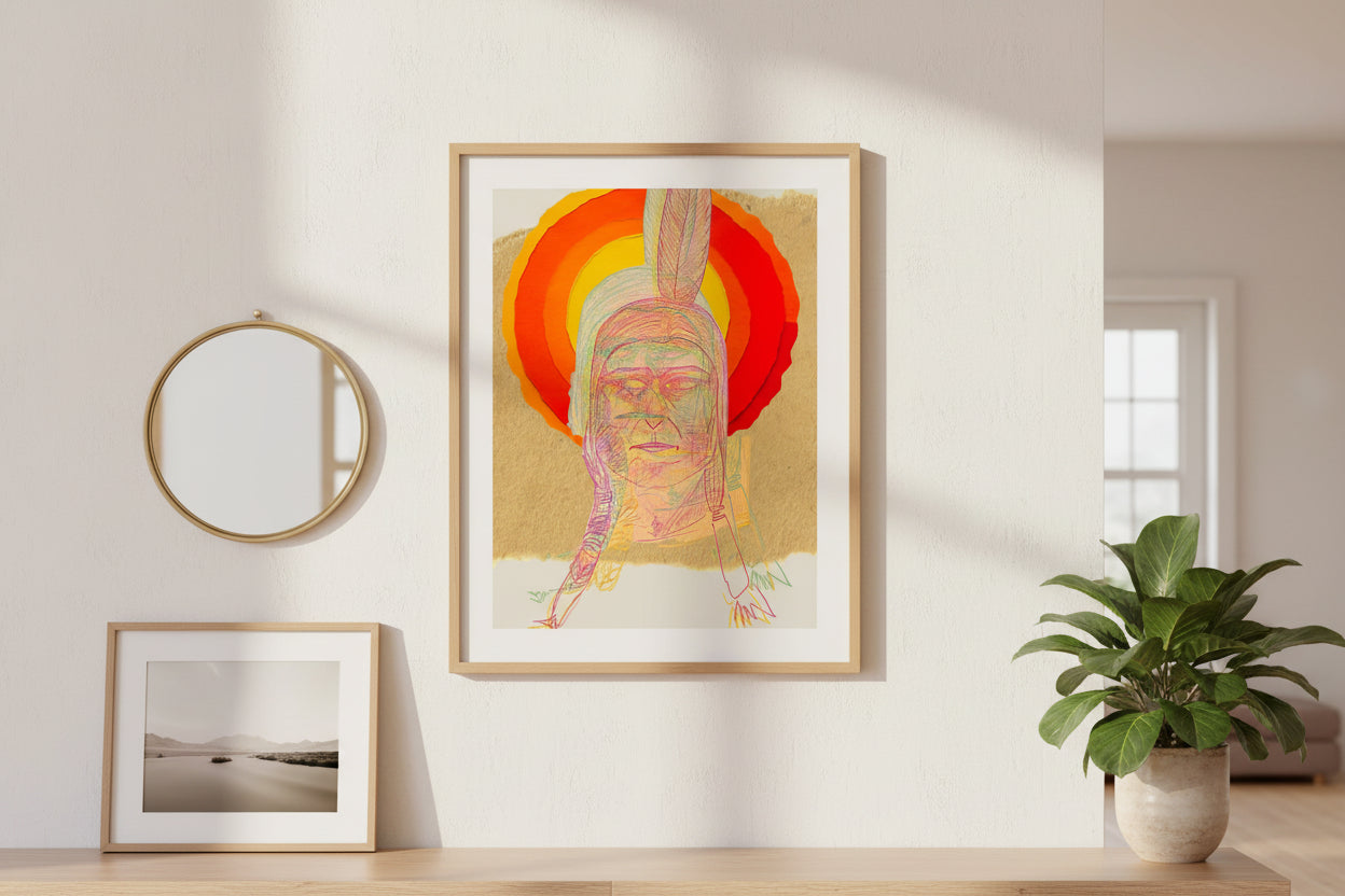 Sitting Bull, The Hunkpapa Lakota holy man | Classic Semi-Glossy Paper Poster