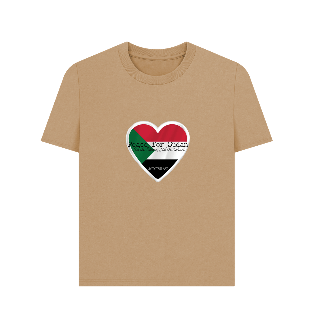 Sand Printed T-shirt Front