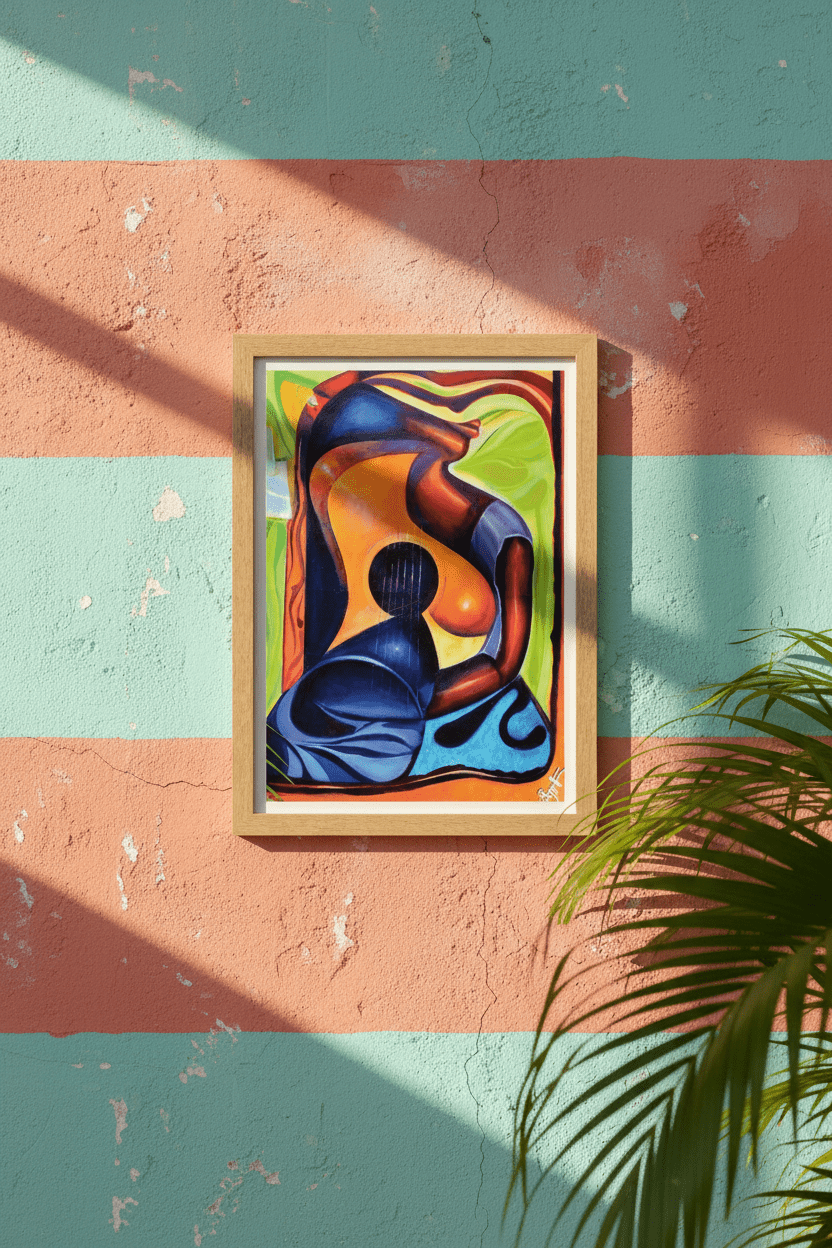 ACOUSTIC Whisperer Portrait Art Print - Livity Tree Art