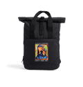 Acoustic Whisperer Recycled Twin handle Roll-Top Backpack - Livity Tree Art
