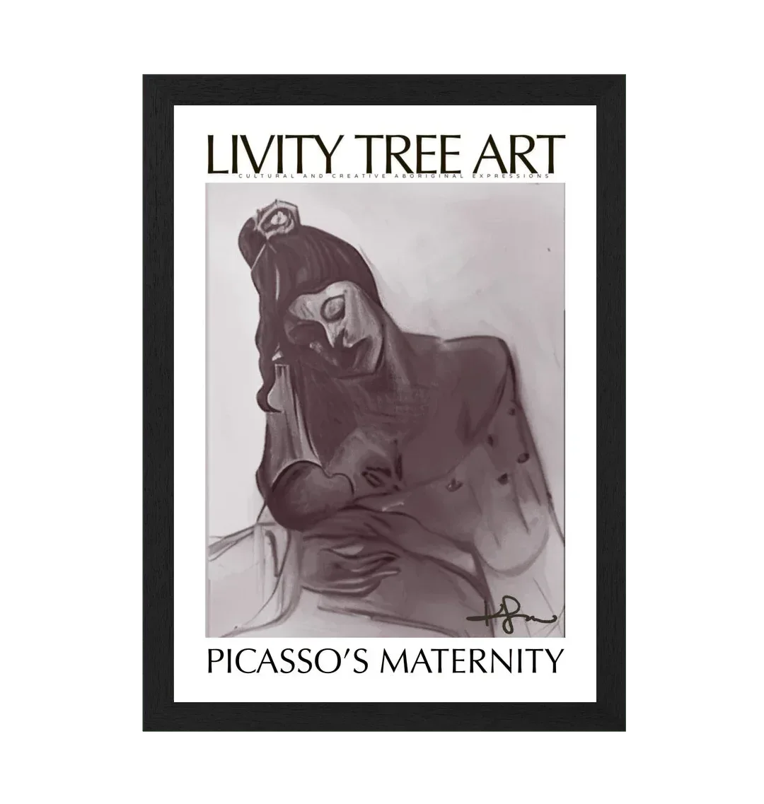 Picasso's Maternity Portrait Art Print (Frame Optional) - Livity Tree Art