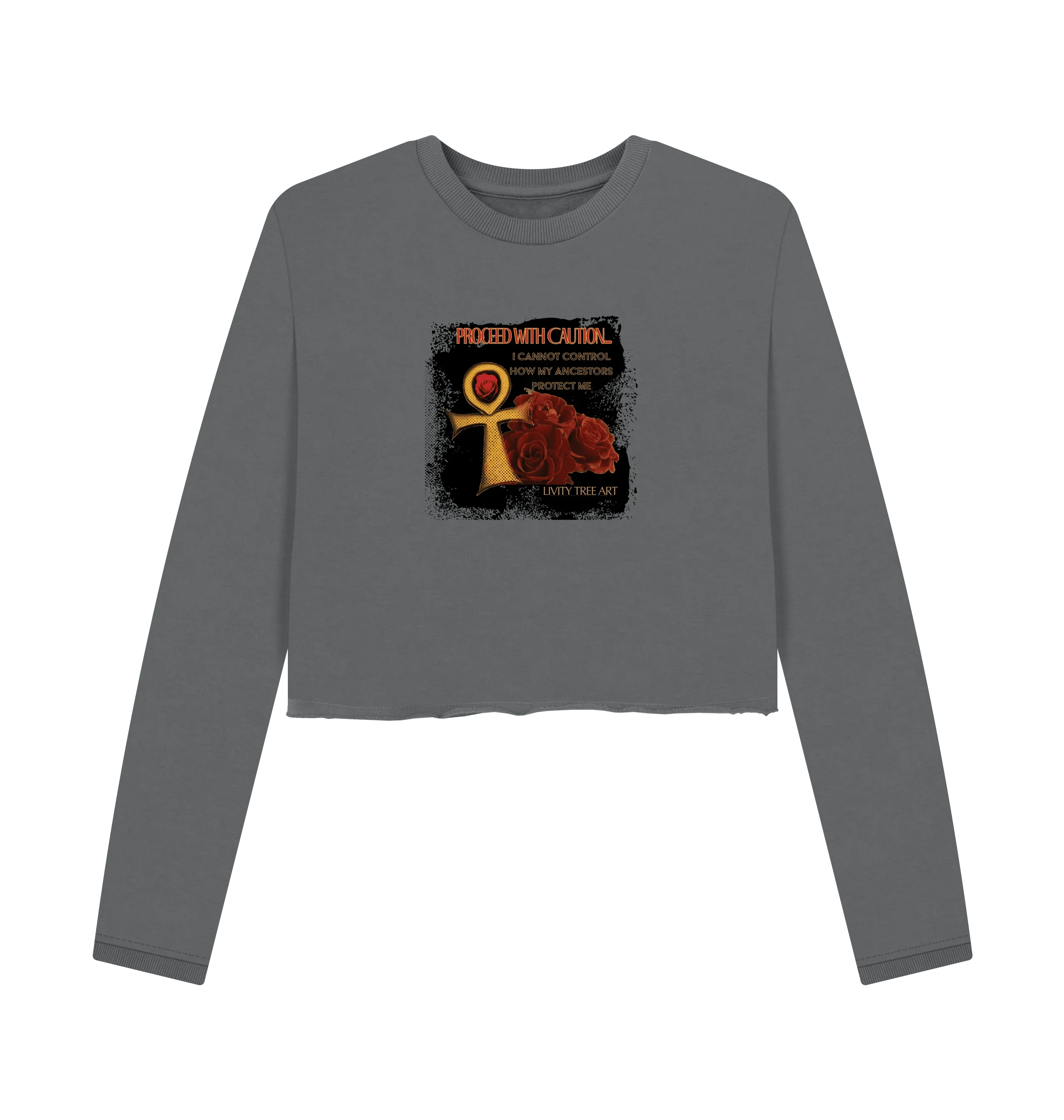 Ancestors Protection Women's Boxy Jumper - Livity Tree Art