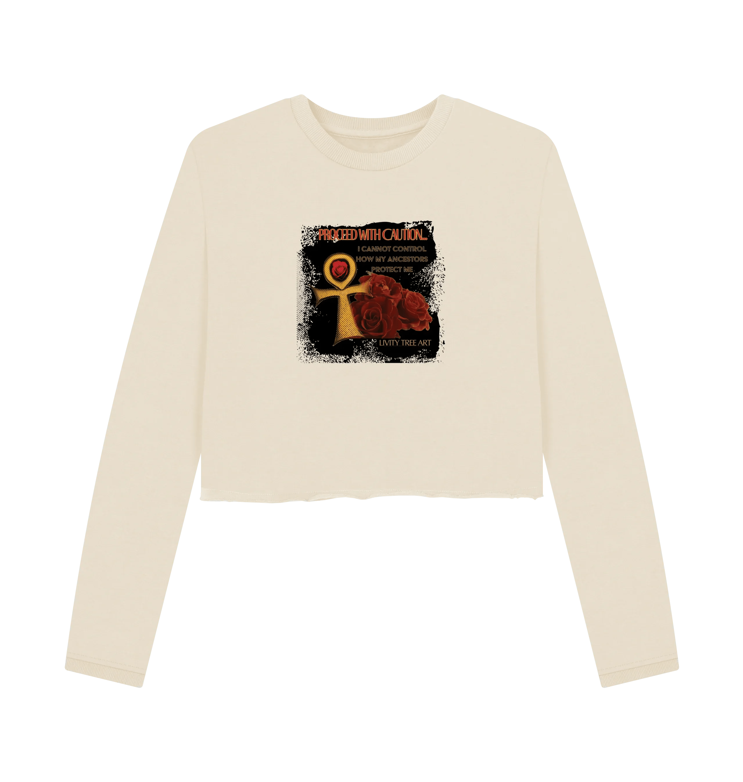 Ancestors Protection Women's Boxy Jumper - Livity Tree Art