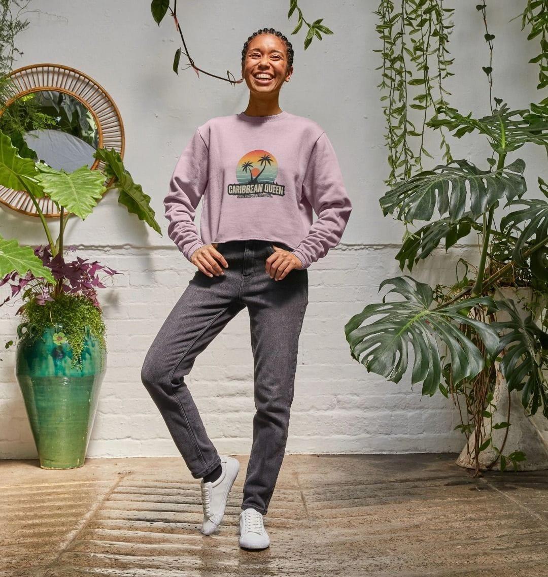 Caribbean Queen Women's Boxy Jumper - Livity Tree Art