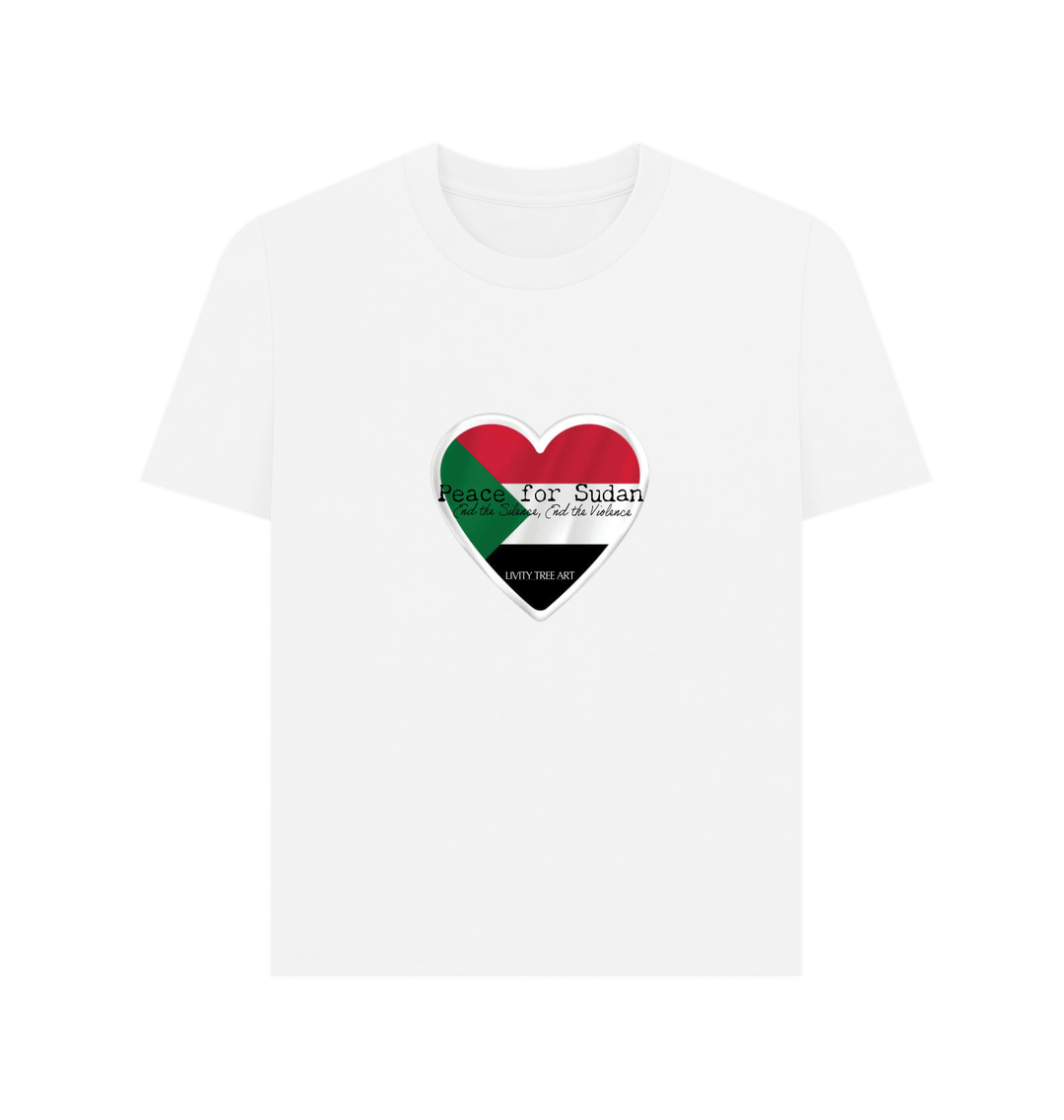 White Printed T-shirt Front