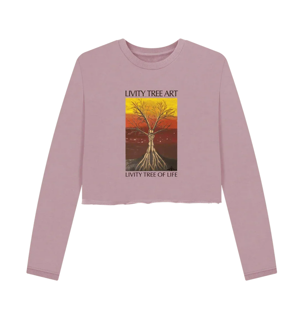 Livity Tree of Life Organic Women's Boxy Jumper - Livity Tree Art