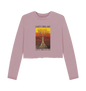 Mauve Printed Boxy Jumpers Front