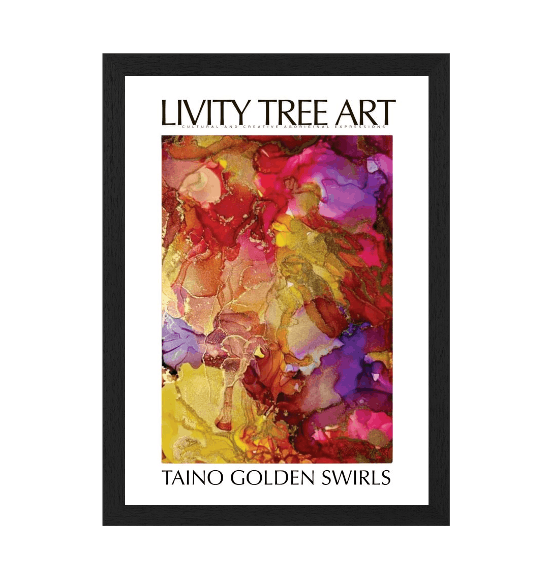 Black Frame Framed art print Front