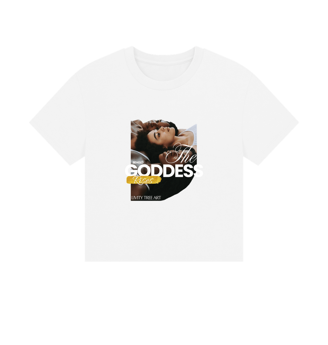 White Printed T-shirt Front