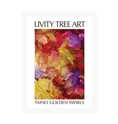 White Frame Framed art print Front