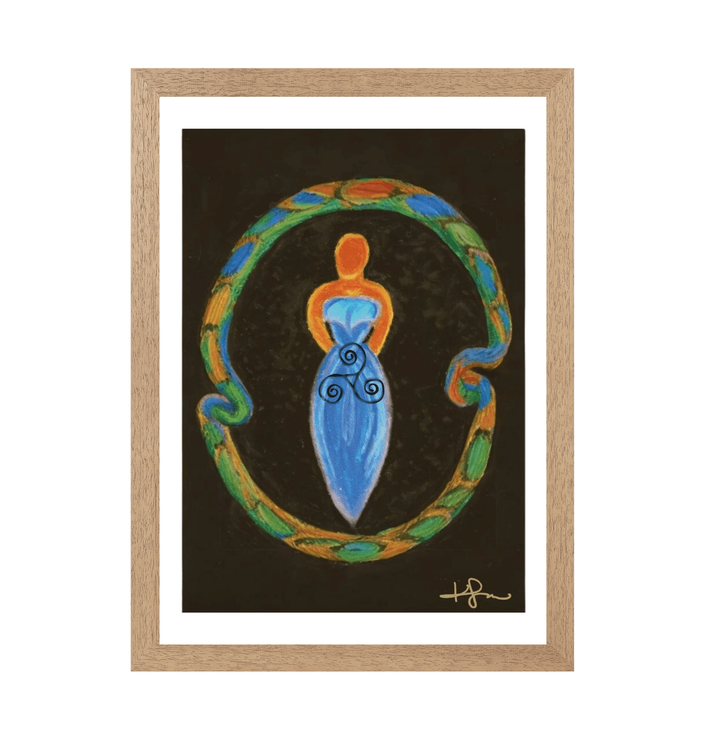 Natural Frame Framed art print Front