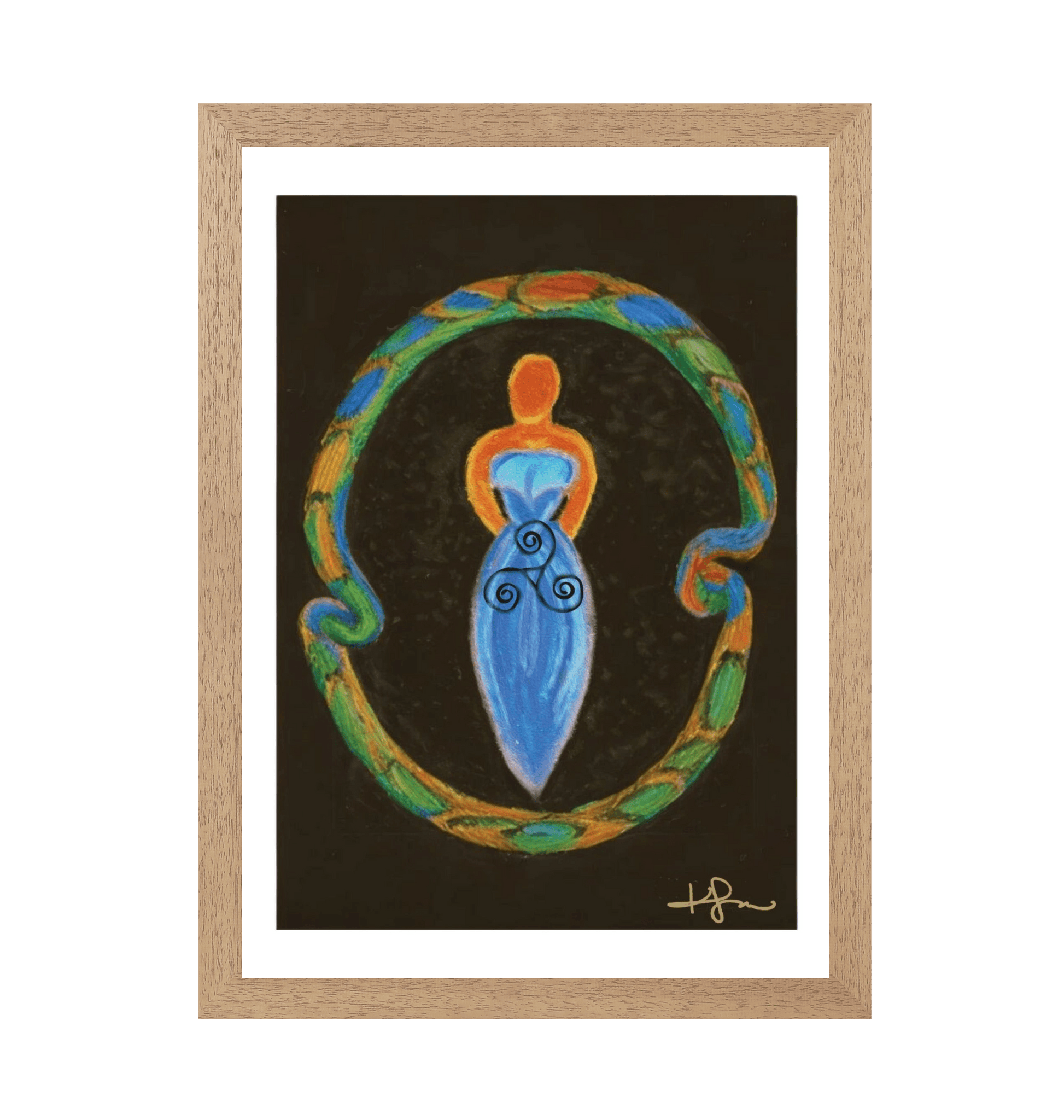 Natural Frame Framed art print Front