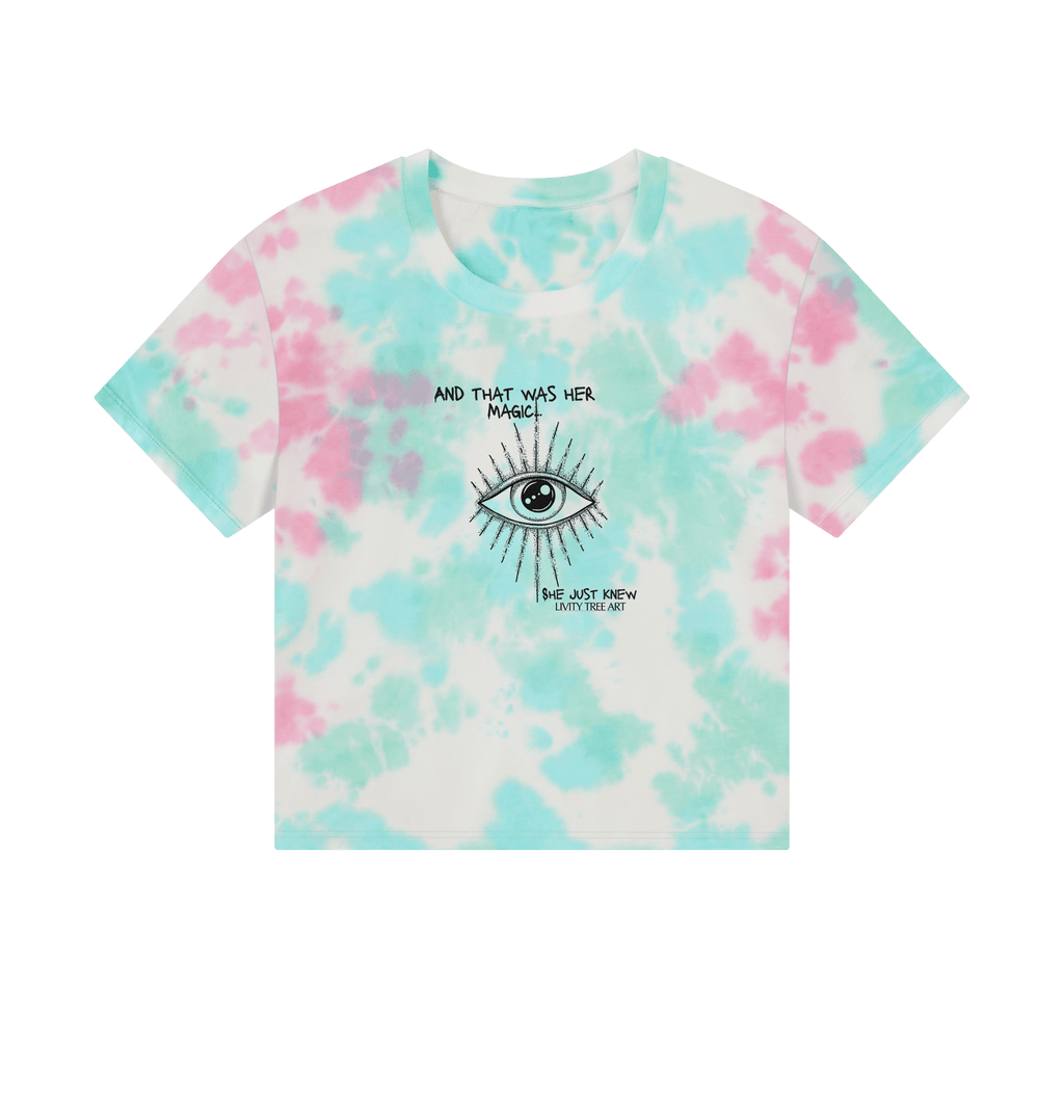 Pastel Tie Dye Printed T-shirt Front