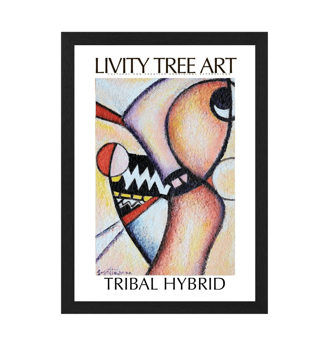 Black Frame Framed art print Front