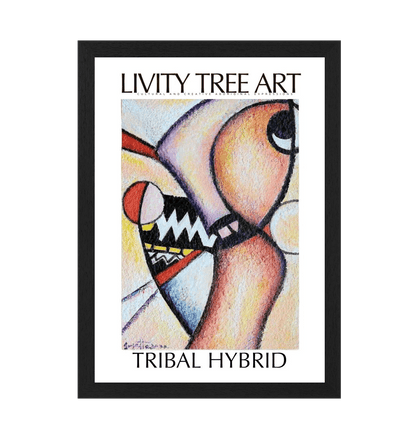 Black Frame Framed art print Front