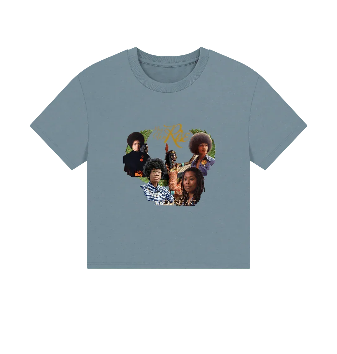 May We Rise Women's Boxy Tee - Livity Tree Art