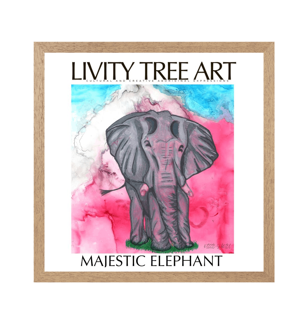 Natural Frame Framed art print Front