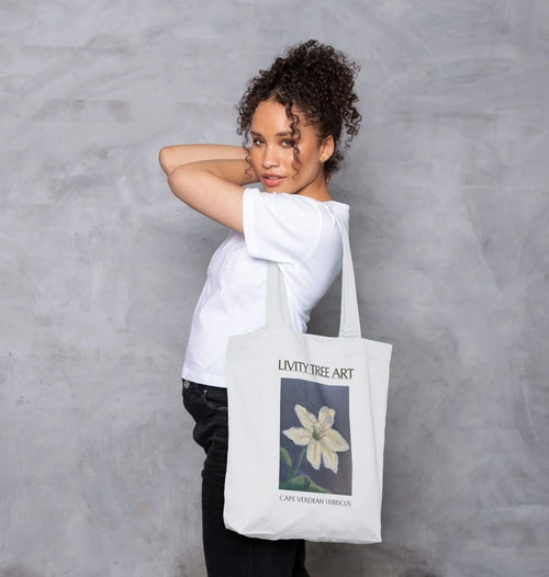 Cape Verdean Goddess Colour Tote Bag - Livity Tree Art