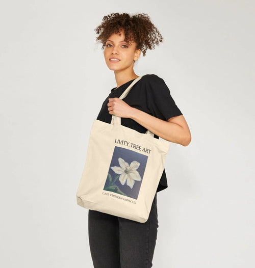 Cape Verdean Goddess Colour Tote Bag - Livity Tree Art