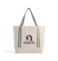 Cape Verdean Goddess Organic Beach Bag - Livity Tree Art