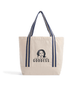Cape Verdean Goddess Organic Beach Bag - Livity Tree Art