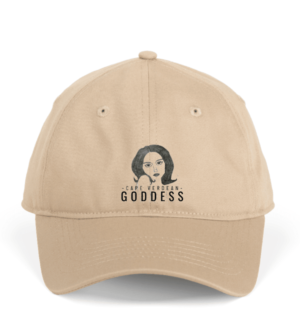 Cape Verdean Goddess Organic Cotton Cap - Livity Tree Art