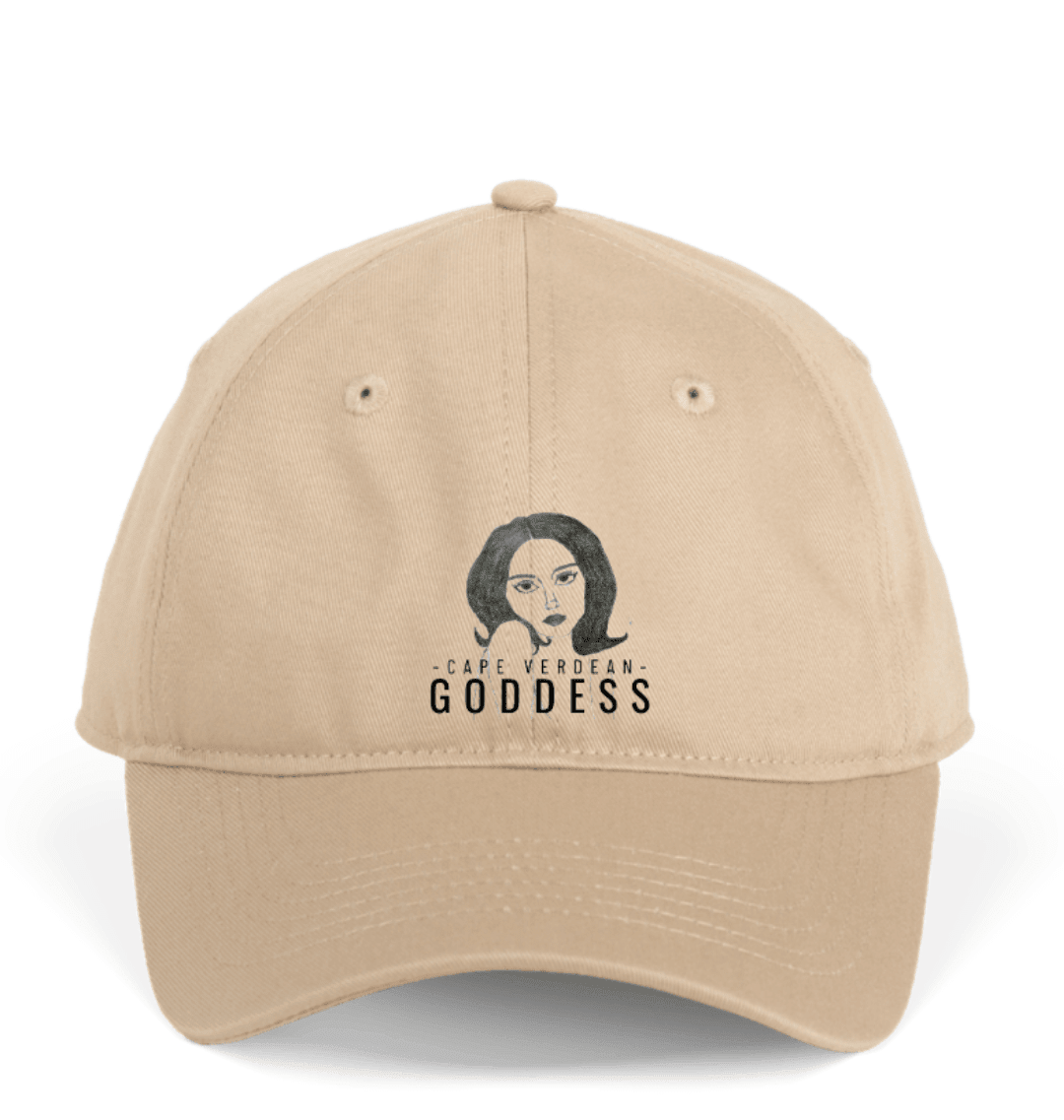 Cape Verdean Goddess Organic Cotton Cap - Livity Tree Art