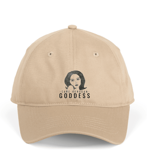 Cape Verdean Goddess Organic Cotton Cap - Livity Tree Art