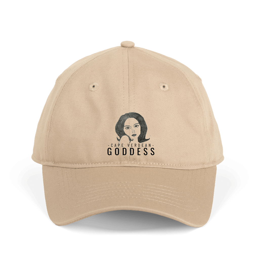 Cape Verdean Goddess Organic Cotton Cap - Livity Tree Art