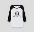 Cape Verdean Goddess Women's Baseball T-shirt - Livity Tree Art