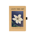 Cape Verdean Hibiscus Kraft Paper Notebook - Livity Tree Art