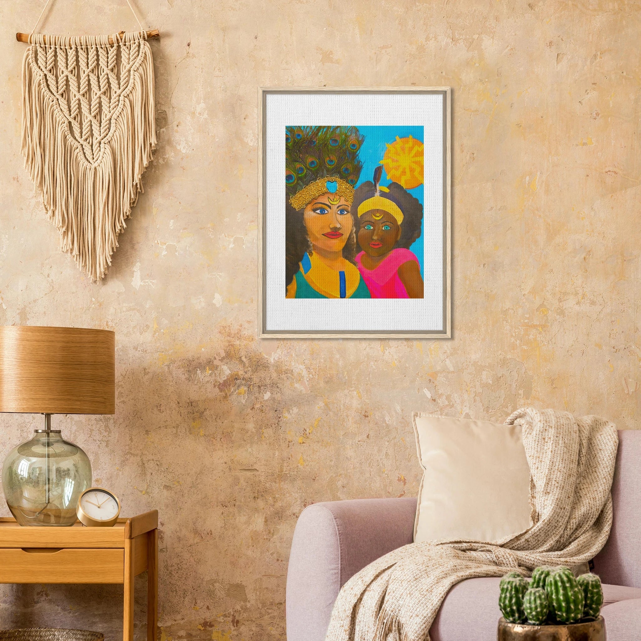 Caribbean Mother Framed Canvas - Livity Tree Art
