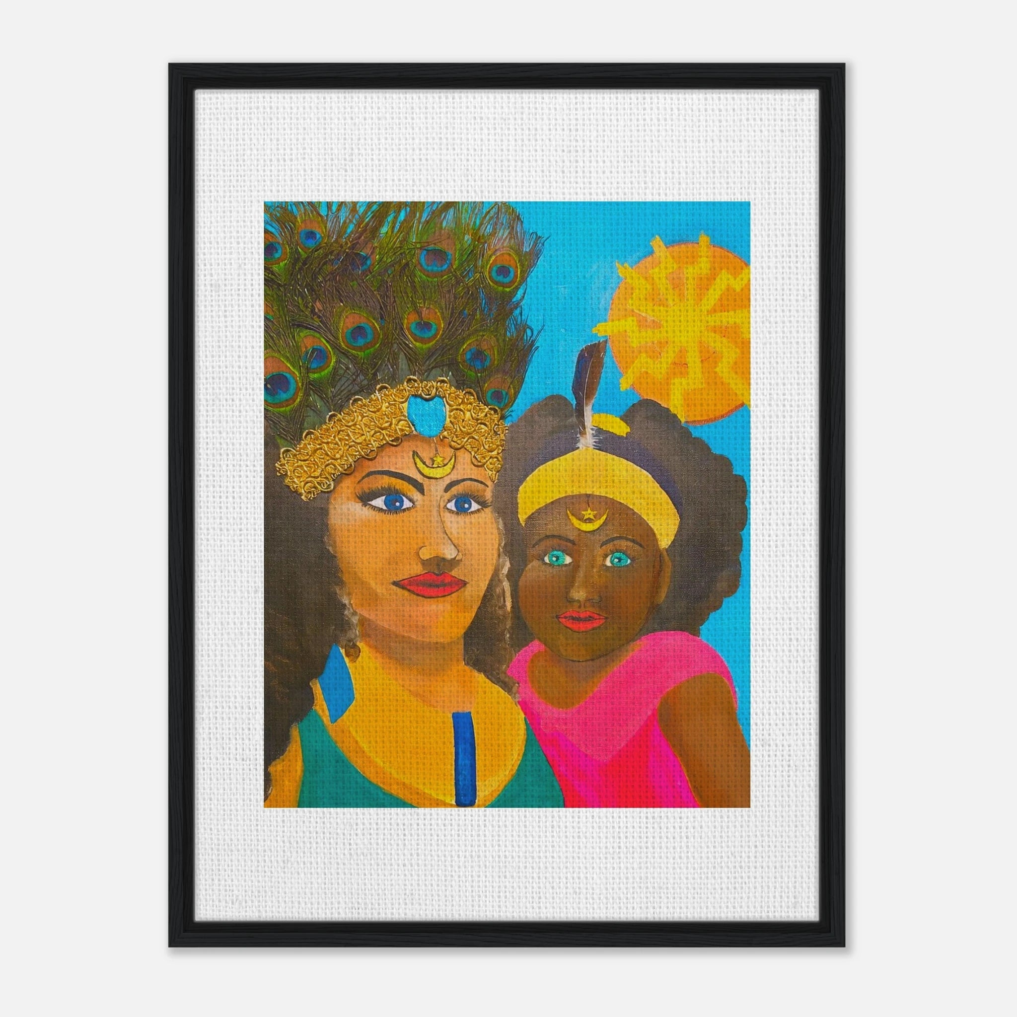 Caribbean Mother Framed Canvas - Livity Tree Art